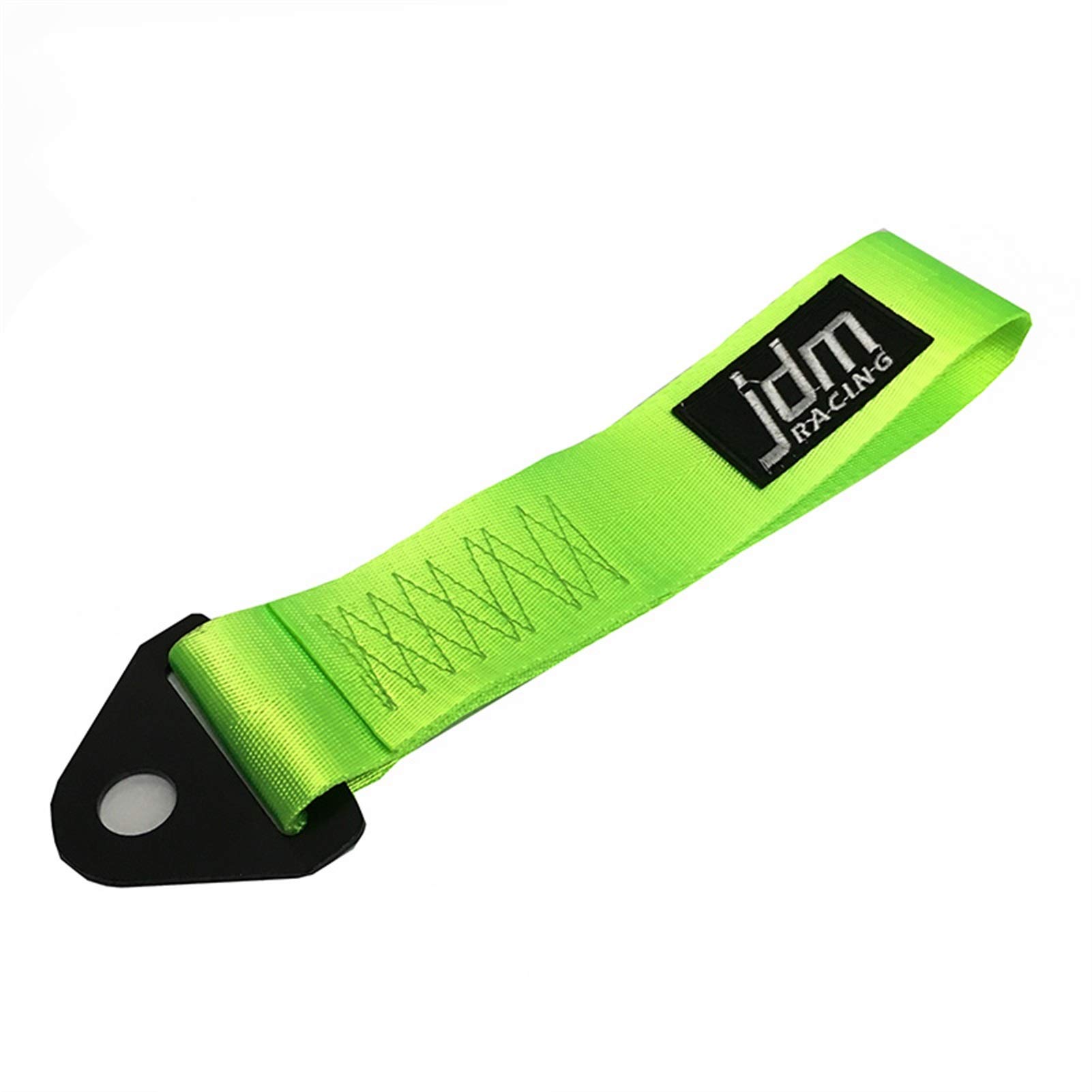 Pas holowniczy Uniwersalny pas holowniczy do samochodów wyścigowych/Liny holownicze/Haki/Drążki holownicze bez śrub i nakrętek,Haczyk holowniczy(Neon green)