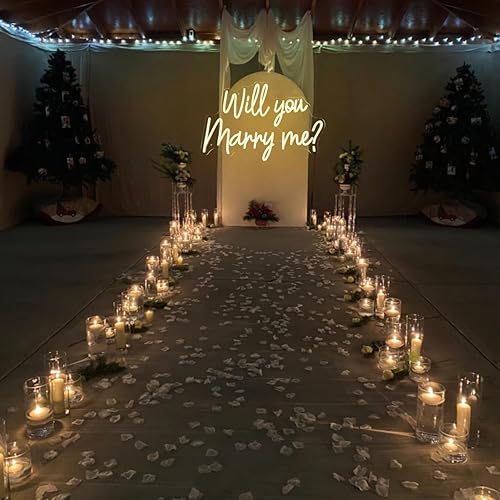 Miniatura 5 de Letreros de neón con texto en inglés Will You Marry Me para propuesta de boda, letrero grande de neón LED, decoración para compromiso, fiesta de