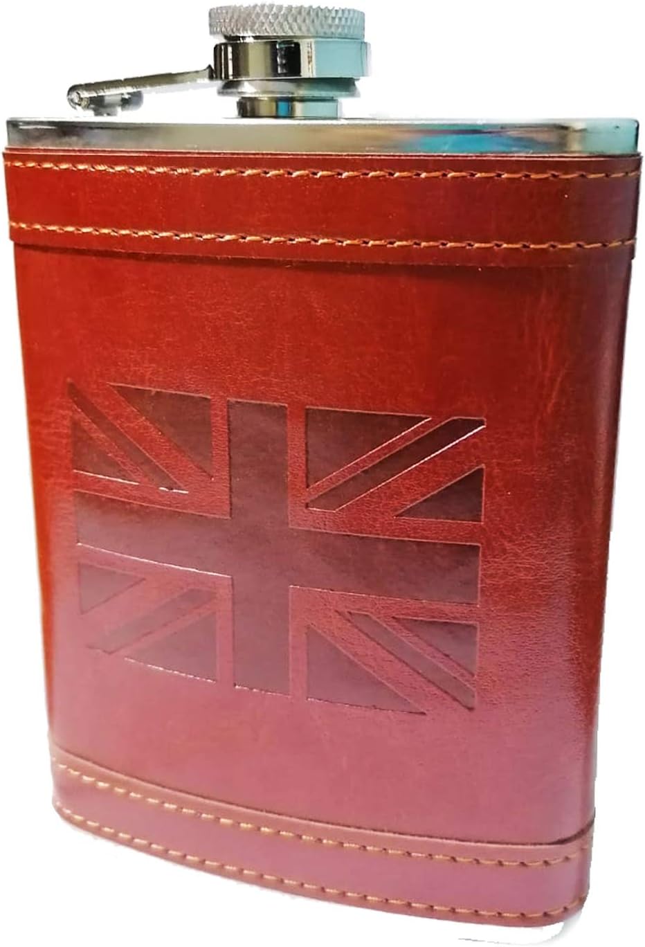 Prime Homewares 8oz Stainless Steel Leather Hip Flasks New Various