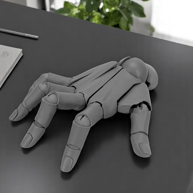 Modelo de Mano Derecha 1:1 Articulado para Dibujo, Maniquí de Artista Flexible miniatura 7