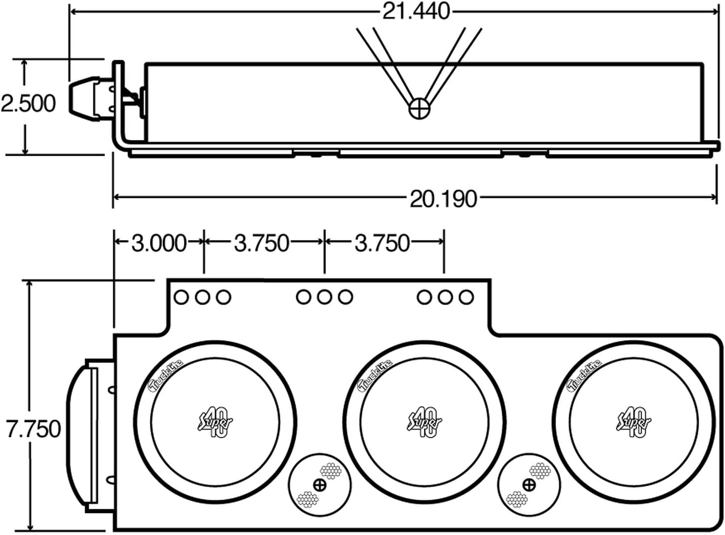 Genuine Truck-Lite Stop/Turn/Tail Lamp Assembly LH - 40762
