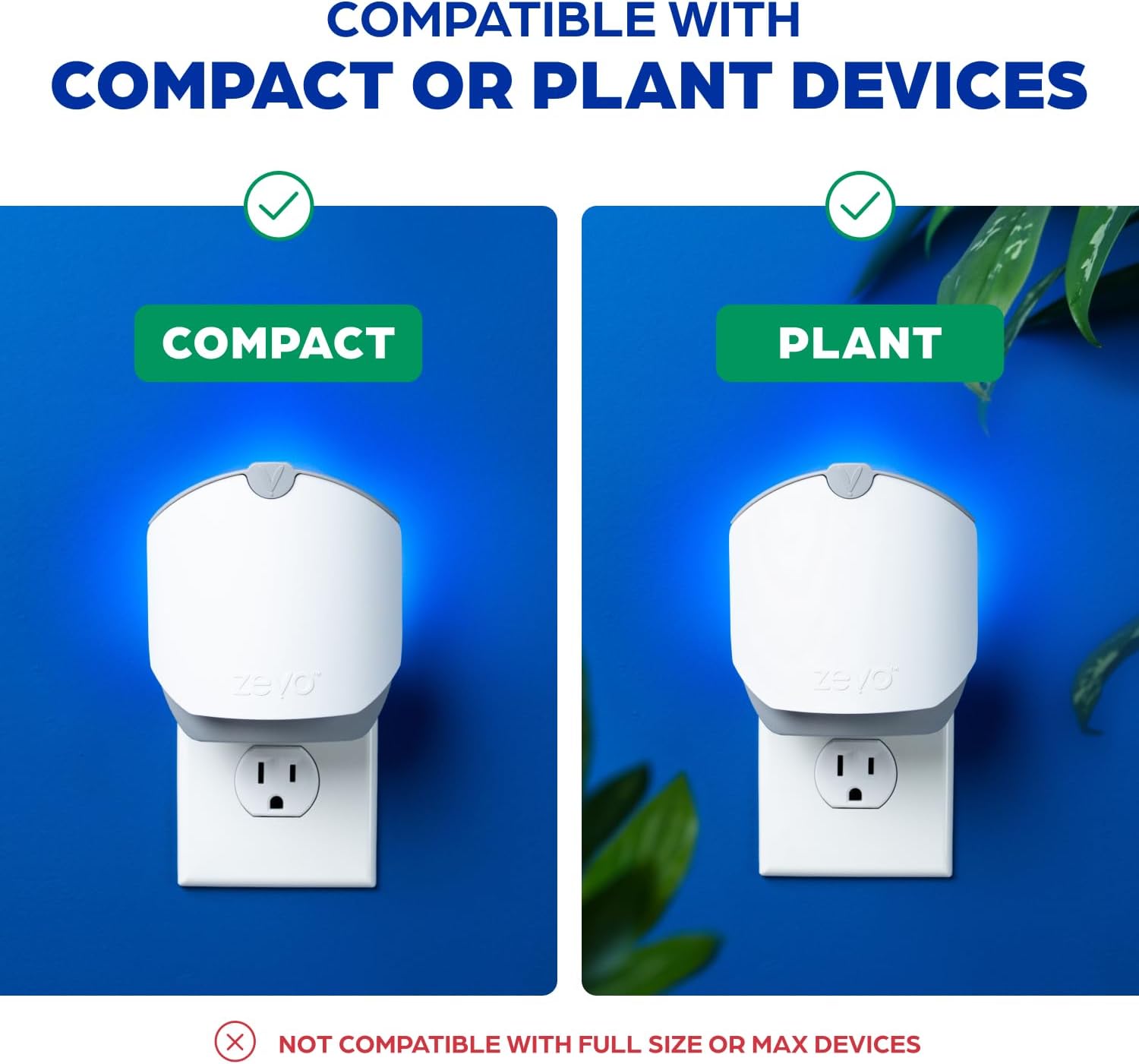 Zevo Compact Flying Insect Trap Official Refill Cartridges - Fits Zevo Compact & Plant Indoor Plug-in Trap, Authentic Trap + Lock Technology to Catch Gnats, House & Fruit Flies (8 Official Refills)