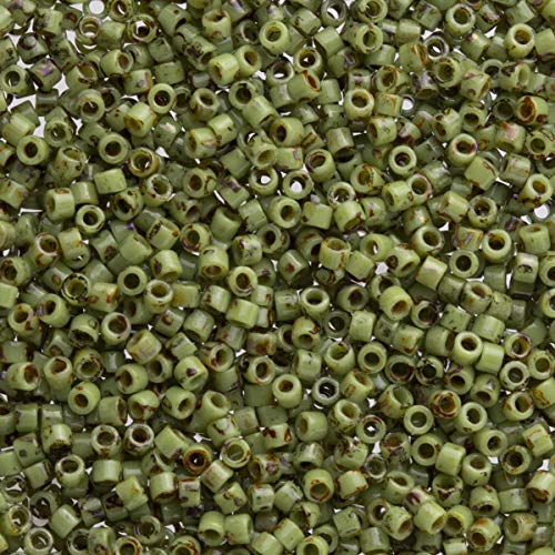 Miyuki Delica Seed Beads Bundle: Size 11/0, Earth Picasson Palette Collection DB2263, DB2264, DB2265 - Thumbnail 4