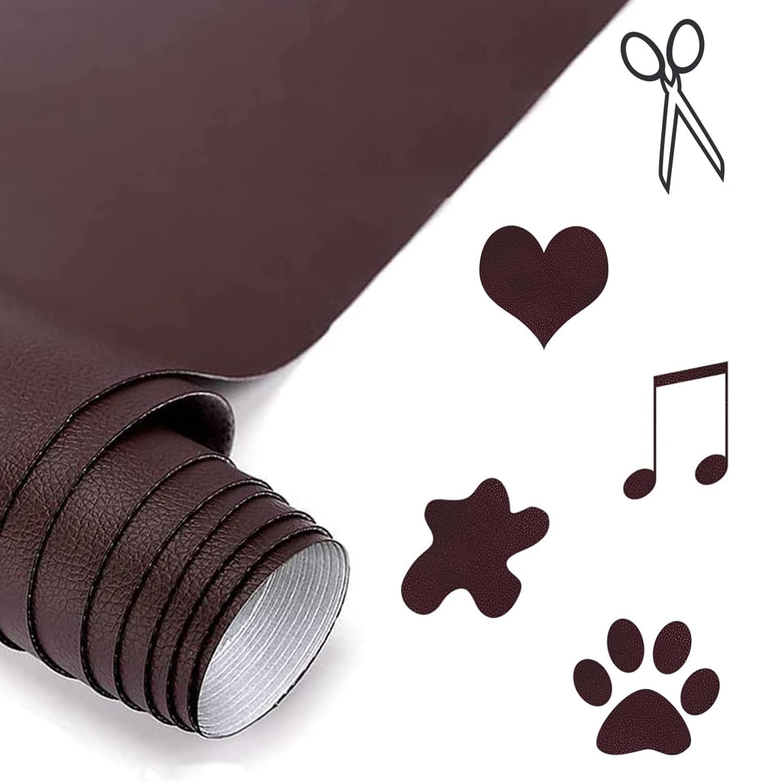 Pelle Adesiva Per Riparazioni - 60x137cm, Grigia, Per Divani, Auto, Mobili, Ecopelle Autoadesiva - Foto 10