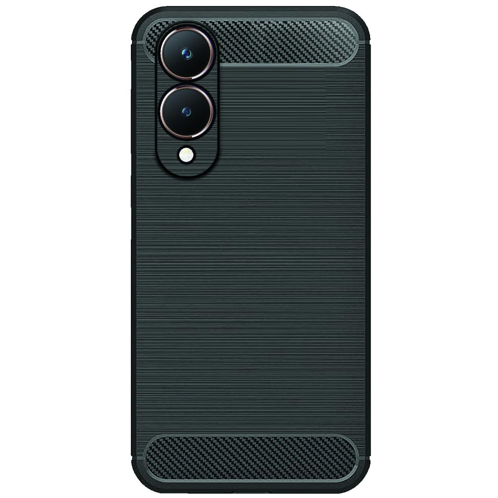 Pinaaki Enterprises Back Cover Case for Vivo Y28 5G / Vivo Y28 5G Back Cover (Carbon Fibre Rugged Armour Black Colour) (B0CTMM6XSL) Amazon Price History, Amazon Price Tracker
