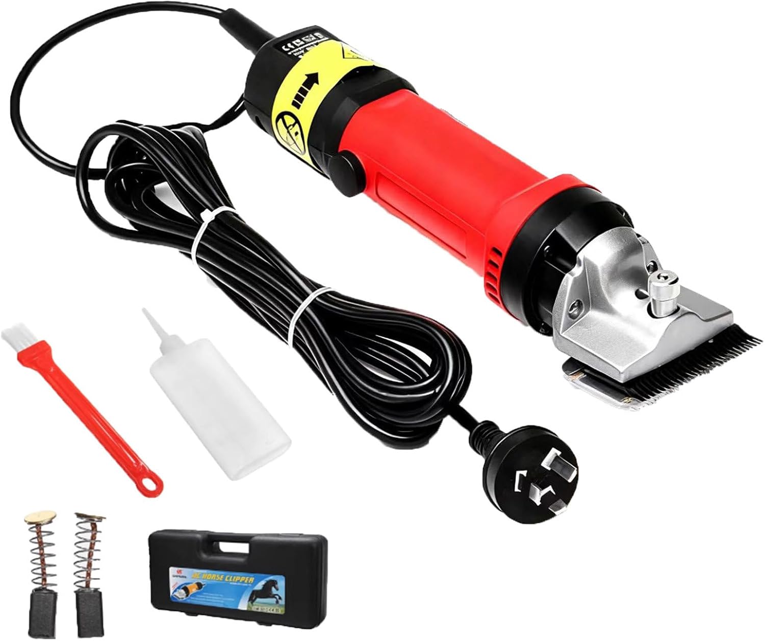 Heavy Duty Clippers for Thick Coats Animals 690W Professional Electric Shearing Machine for Horse Pony Cattle and Large Dogs Livestocks Grooming 6 Speed