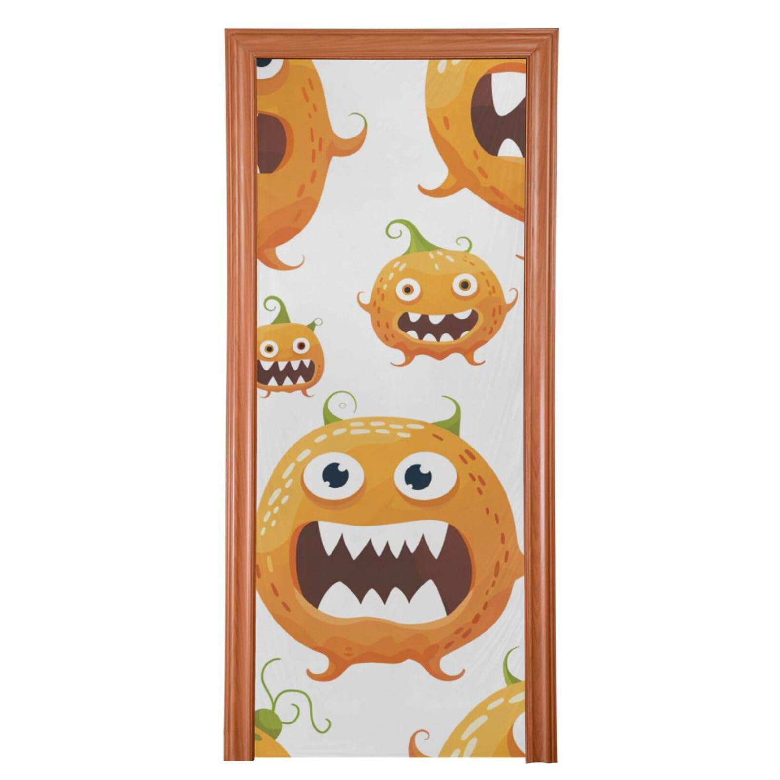 Couverture de monstre citrouille mignon pour égayer votre déco de printemps