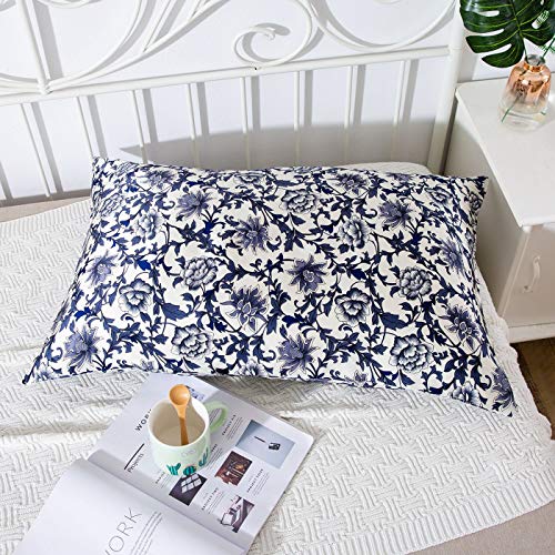 SLPBABY Silk Pillowcase for Hair and Skin with Hidden Zipper Print (Standard, Pattern13) - Thumbnail 7