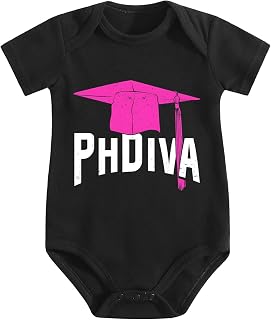 Baby Romper,PhDiva Doctoral Candidate,Adorable Graphic Skin‑Friendly Durable Outfit