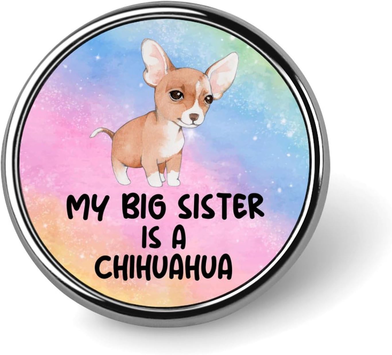 My Big Sister Is A Bulldog Pins Sets Animal Theme Puppy Gifts Lapel Pin Pet Animal Button Pins Dogs Puppies Custom Buttons Funny Badge For Backpacks Bag Jackets Kids Girls, style-11
