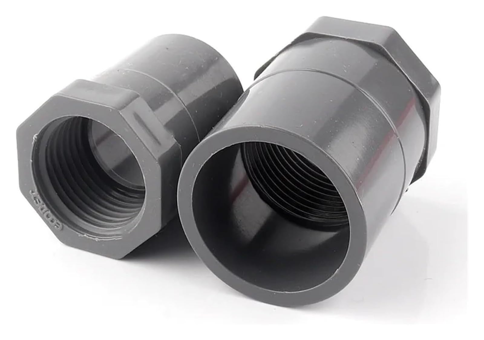 Giayeu Women's 3I4 Inch-25Mm Pvc Thread Straight, Pvc Straight Thread Connector 1/2-2In(3I4 Inch-25Mm)