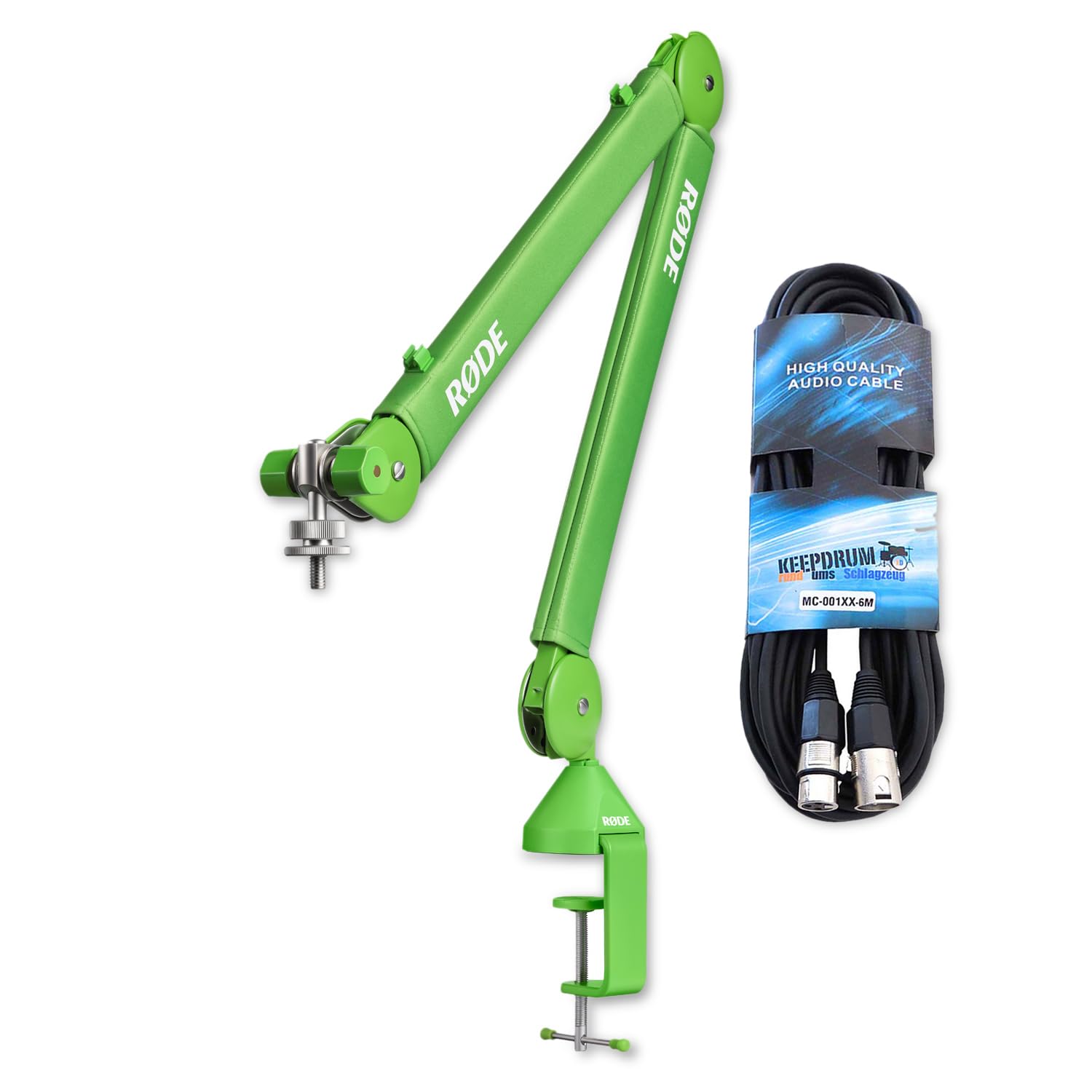 Rode PSA1+ Plus - Brazo articulado para micrófono de mesa, color verde