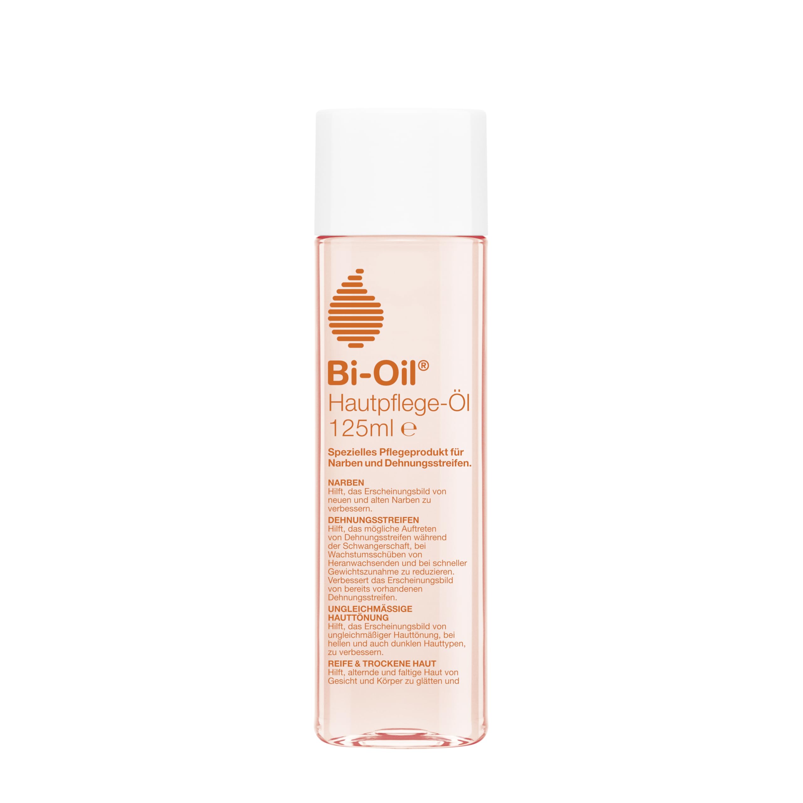 Bi-Oil Hautpflege-Öl | Spezielles Hautpflegeprodukt | Hilft bei Dehnungsstreifen und Narben | Hilft bei trockener Haut und bei ungleichmäßiger Hauttönung | 125 ml