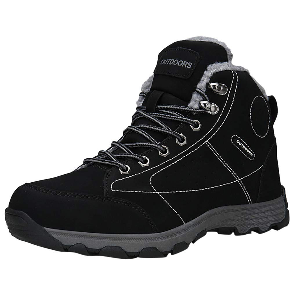 Mens Snow Boot Womens Winter Boots Mesh Breathable Low-Top Sneakers  Lightweight Non-Slip Hiking Shoes Work Walking Hiking Outdoor