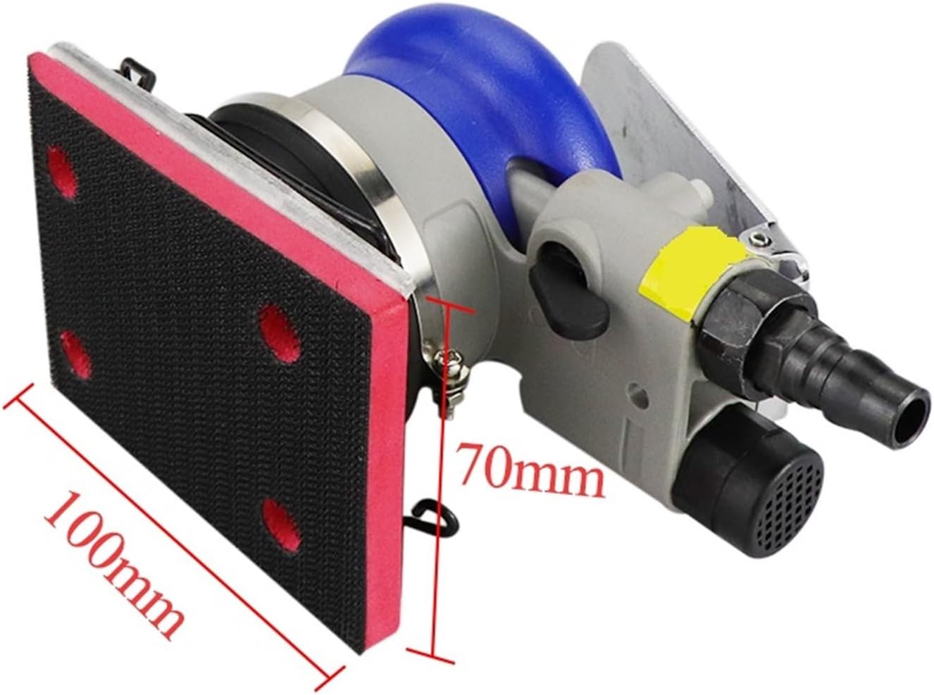 Sander, Square Indoor Car Seat Wood Polishing Captain Square Size Is 70 * 100 Mm Tenacious Wear-resisting Sanding Machine(812BLUE)
