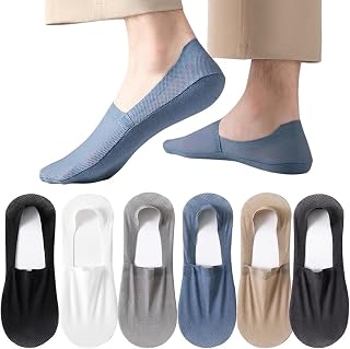 CRAYLUXE Invisible No Show Socks Pack of 3 for Men | Anti-Slip Silicone Grip Loafer Socks | Breathable Cotton Low Cut Line... Price In India