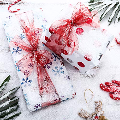 6.3 cm in Larghezza Nastro di Organza Nastro