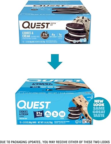 Vista 131 de Quest Nutrition - Alto contenido en proteínas, bajo en carbohidratos, sin gluten, apto para ceto, 12