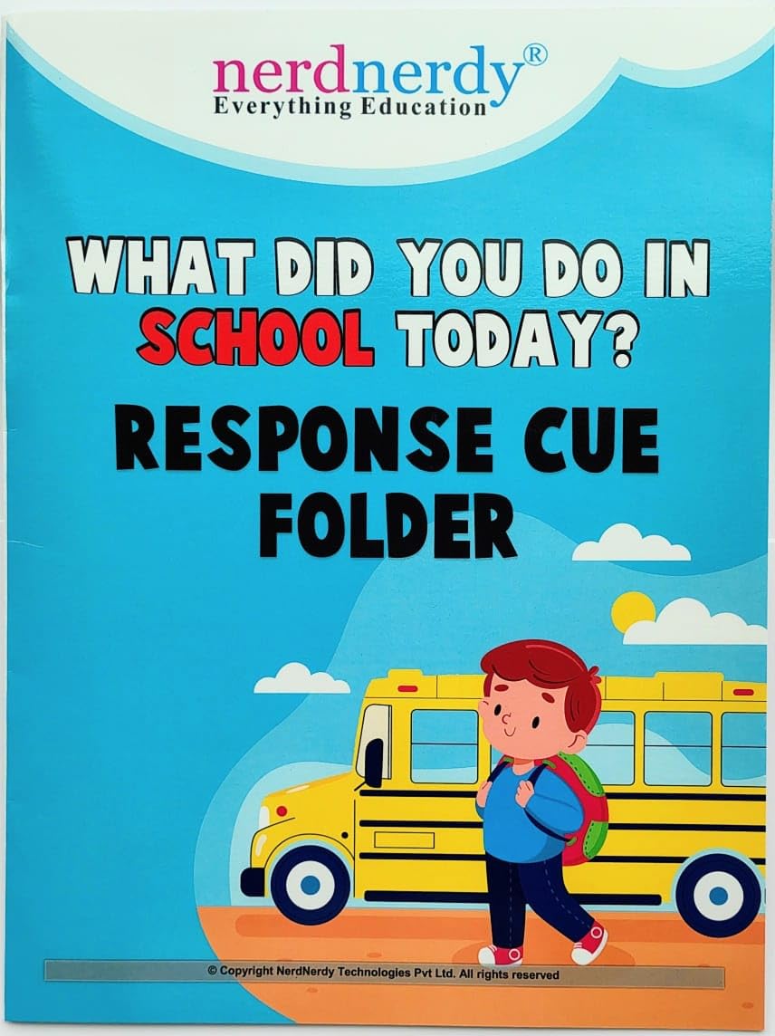 NerdNerdy What did You do in The School Today/Classroom Activity Schedule/Autism structuring/Attention/Memory/Occupational Therapy/Autism Toys/Speech Development/Sensory Toys