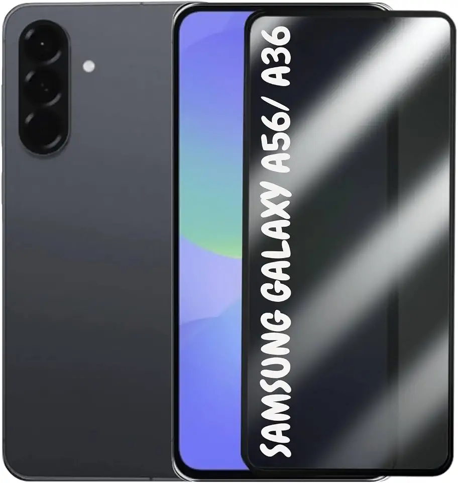 Película Privacidade Para Samsung Galaxy A56 / A36 Vidro 3D Cobertura Total
