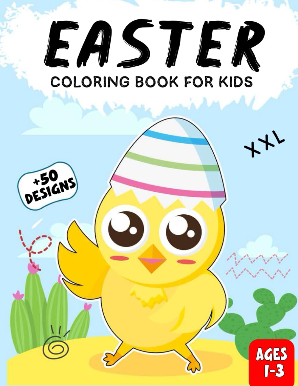 Easter Coloring book for kids ages 1-3: Bold and Simple Bunny Designs | First Coloring Pages for Toddlers | Cute Spring-Themed Fun for Little Hands | ... Creative Gift (Color Me Easter Coloring Book)