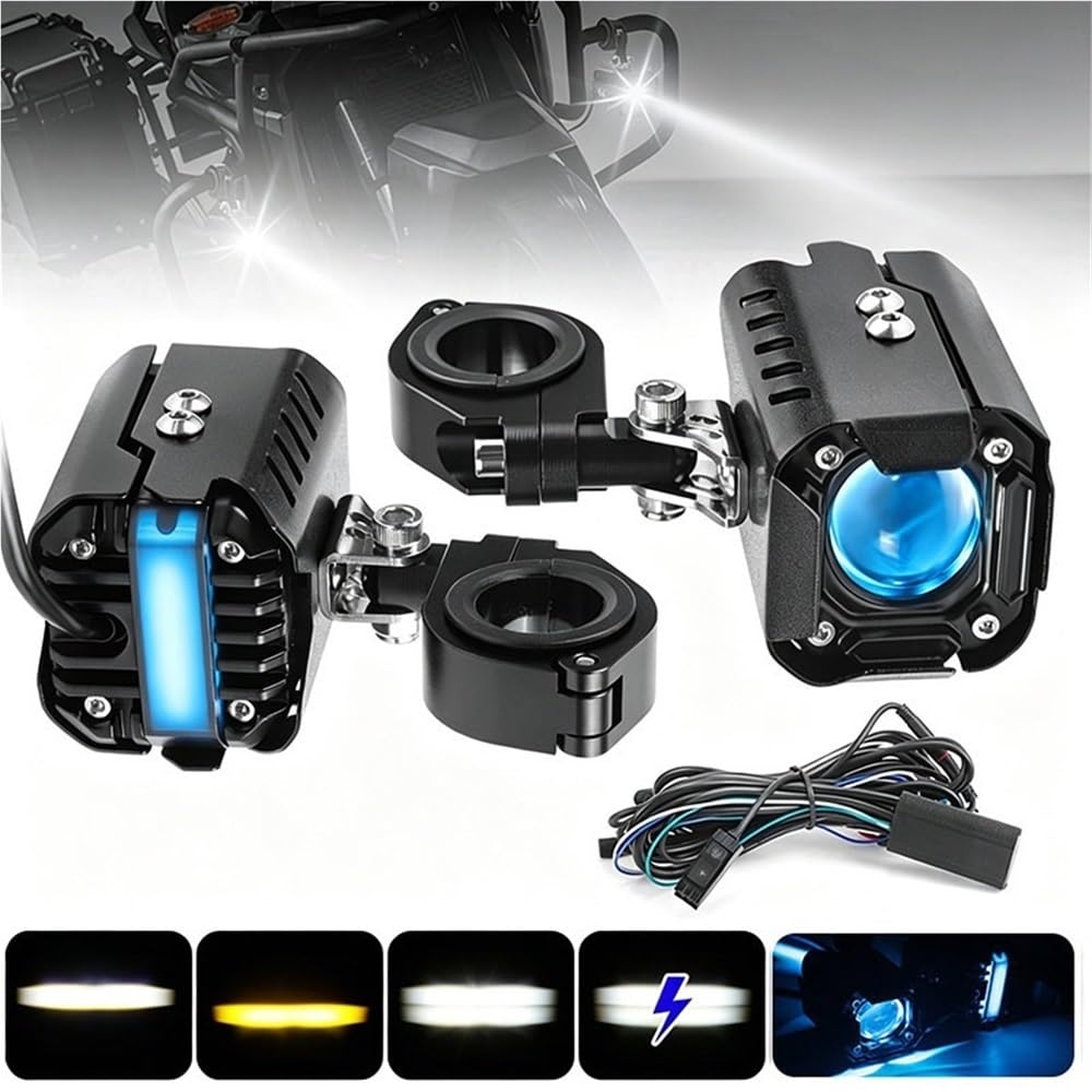 Phares avant moto Lumières LED Motos 80W Pour Pour Tout-terrain Pour ATV