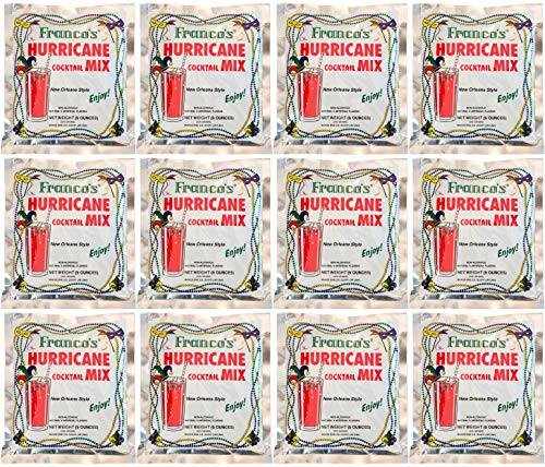 Franco's Hurricane Cocktail Mix, 9 Ounce (Pack of 12)