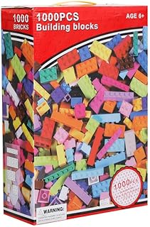 Plastic Building Blocks 1000 Pcs For Kids - Multicolor