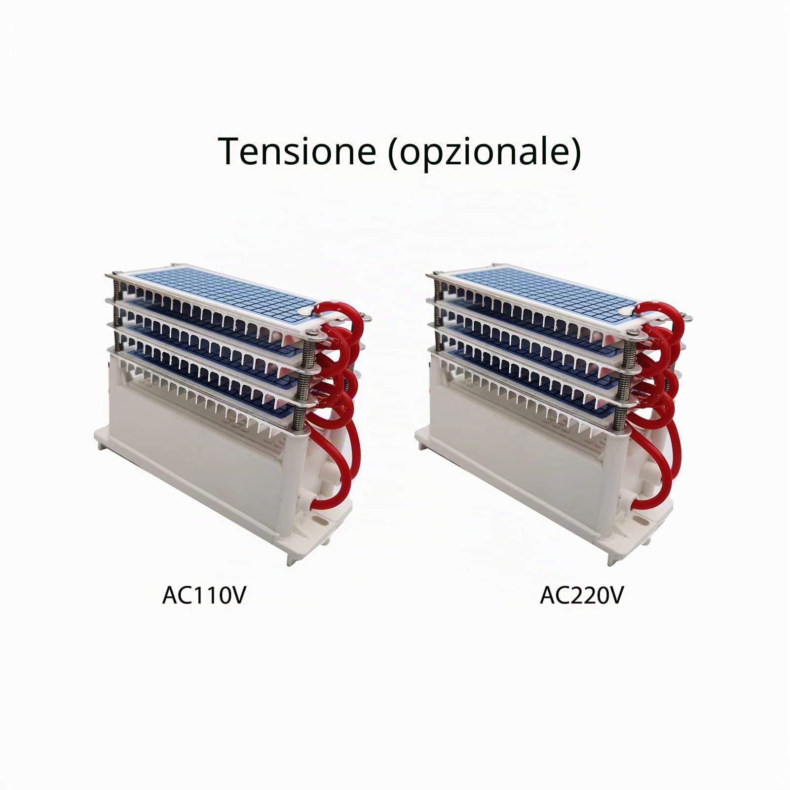 Irfora Generatore di ozono AC220V Piastra di ozono in ceramica integrata purificatore d'aria lavabile per bagno cucina soggiorno rimozione fumo cucina animali domestici odore 40.000 mg/h