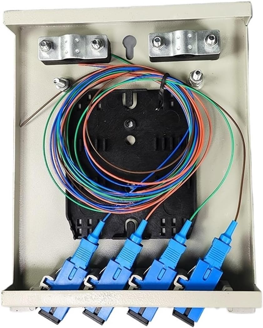 4-Port Fiber Optic Terminal Box with SC/LC 4 Ports (Flange and Pigtail Optional)(F)