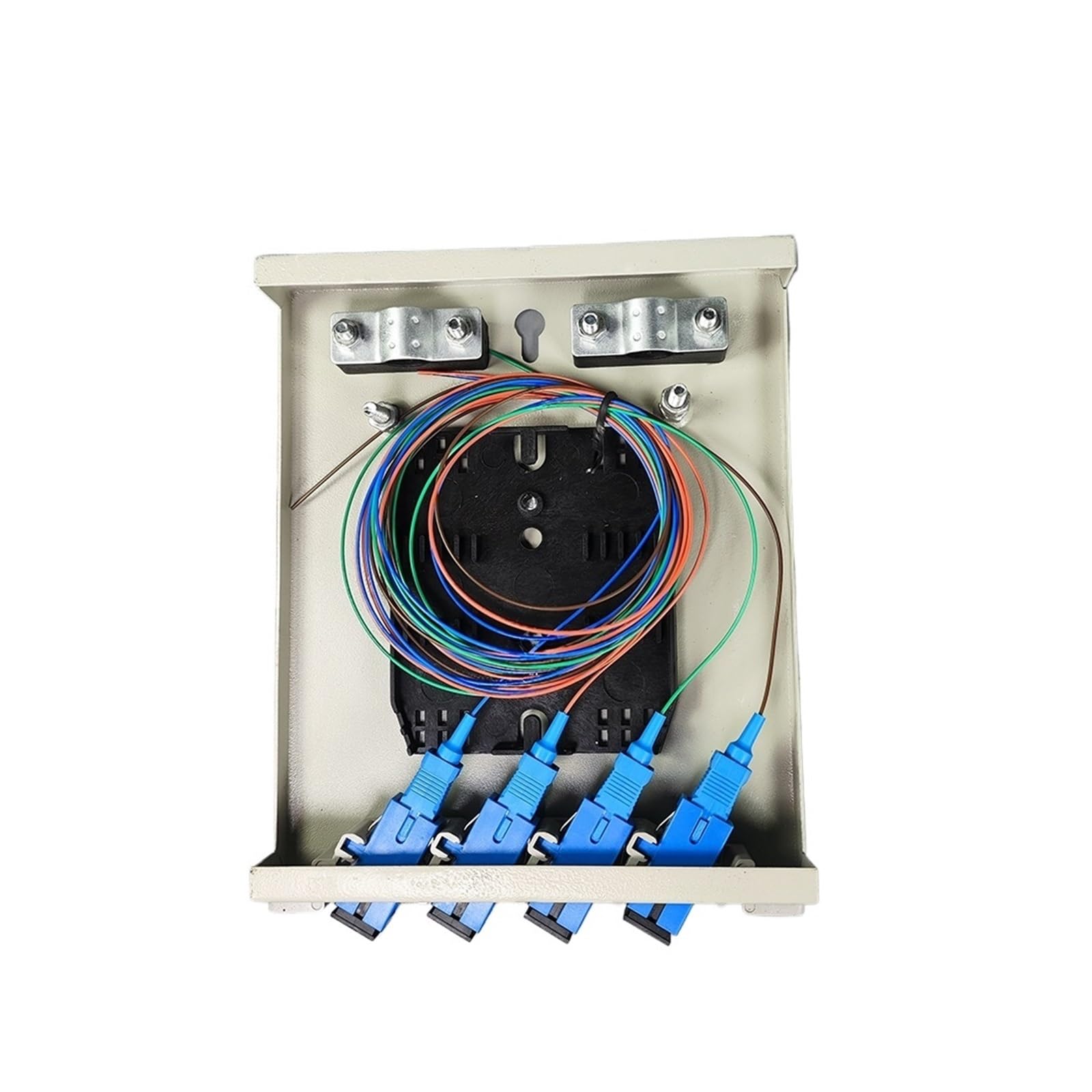 Boîte de jonction fibre optique 4 ports pour centraliser le réseau FTTH - 4