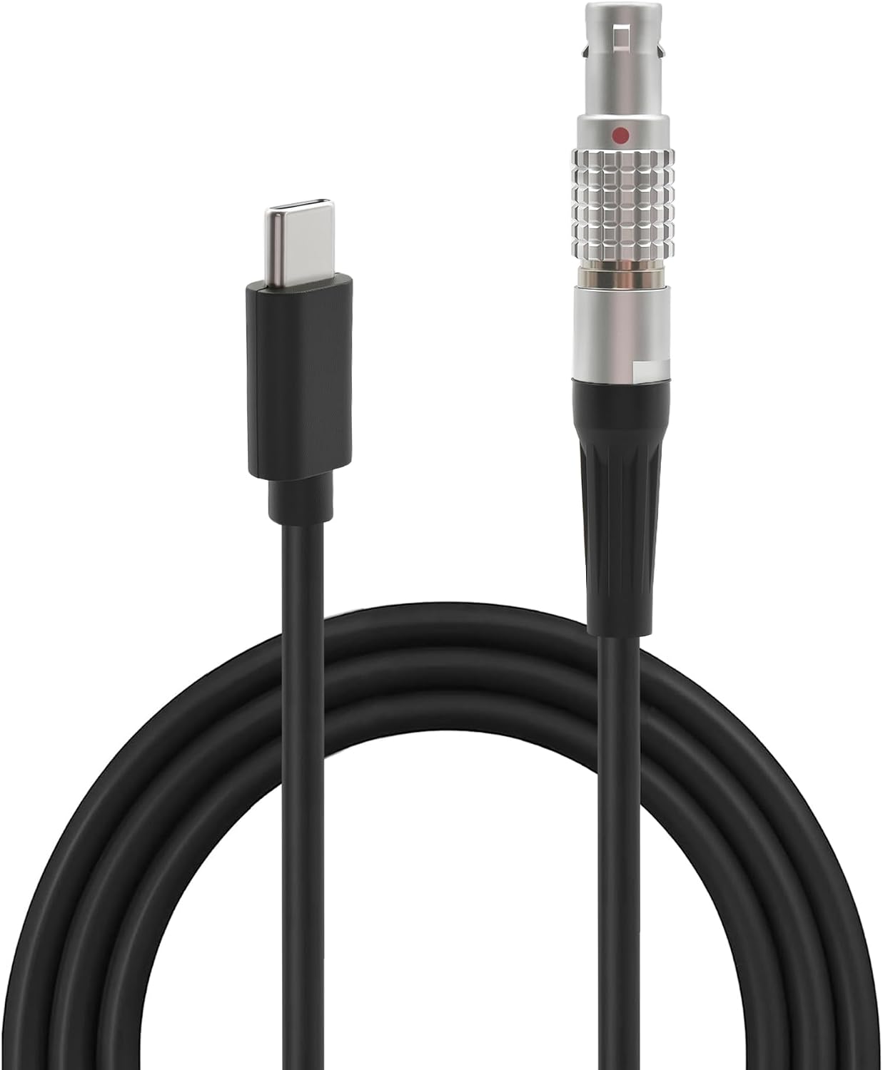 USB C Type-C to 2 Pin 0B Lemo-Compatible Male Straight Power Cable Compatible with Lemo, TILTA, Teradek, SmallHD, Z CAM, ARRI, RED Komodo, DJI Ronin, Anton Bauer, 40”