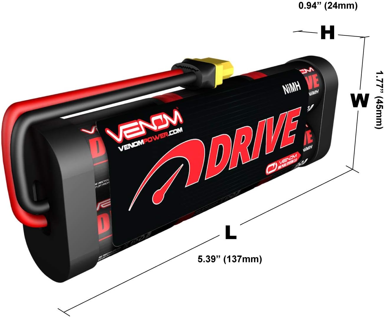 Black Friday - 50% OFF Venom 7.2V 4200mAh 6-Cell NiMH Battery with Universal Plug (2 Packs) Up To 40% OFF Venom 7.2V 4200mAh 6-Cell NiMH Battery with Universal Plug (2 Packs)