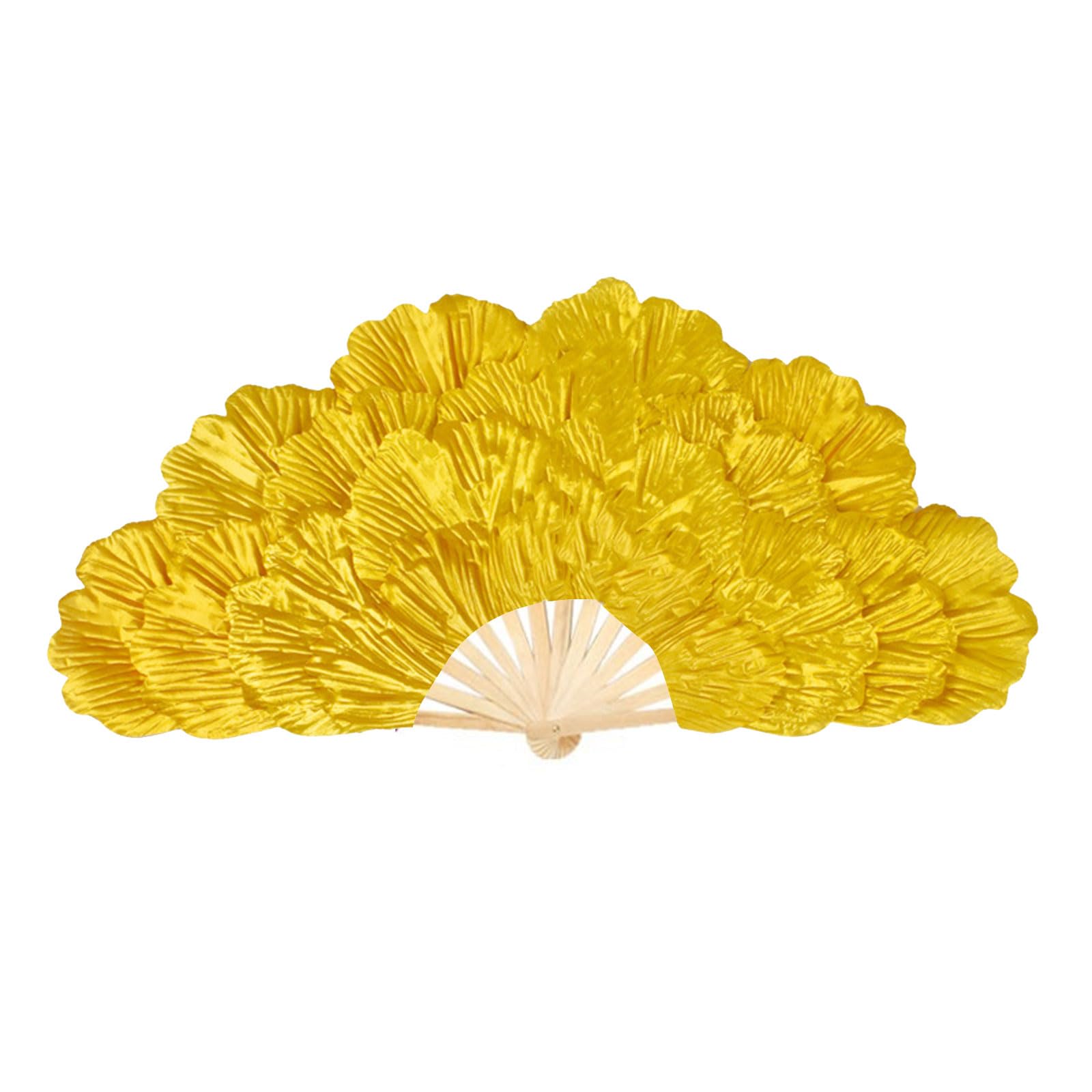 NEWFT Chinese Styles Elegant Large Peony Petal Dance Fan for Dancers and Traditional Culture Enthusiasts Elegant Handheld Fan