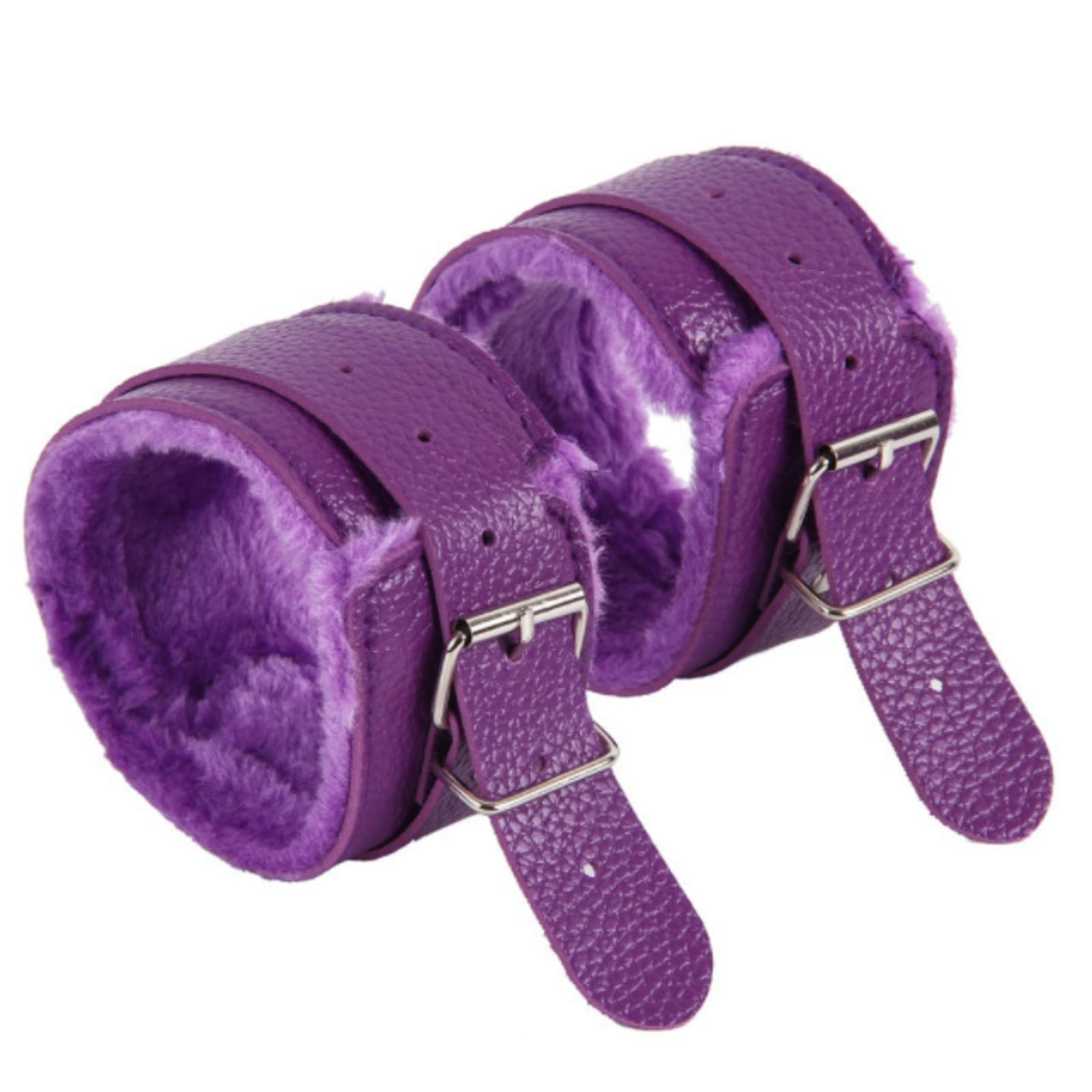 Ensemble de 14 menottes en cuir et peluche, accessoires de jeu ajustables pour débutants-FRRS56 (Set A)