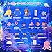 Mermaid Terrarium Crafts Kit for Kids: LED Night Light-Up DIY Toys with Remote – Fun Birthday Gifts for Girls Ages 5 6 7 8 9 10 Years Old – Creative Arts & Crafts Activity Set
