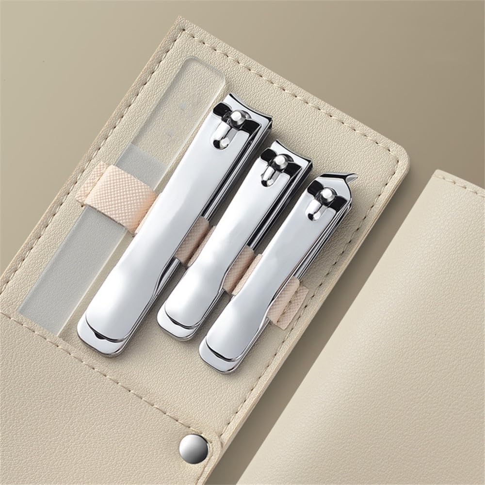 Juego de cortaúñas, Tijeras de uñas portátiles, Herramienta de manicura y pedicura de Acero Inoxidable, Cuidado de Las uñas de Las Manos y los pies, Verde Degradado