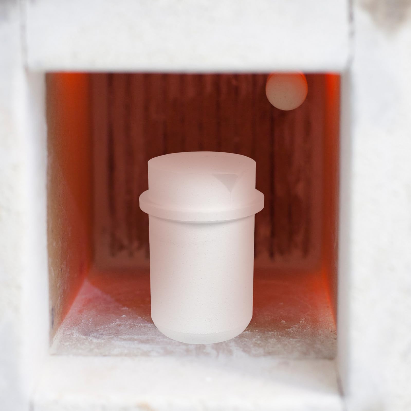 ifundom Crogiolo di Fusione in Quarzo da 1 kg Crogiolo in Ceramica Resistente alle Alte Temperature Elevata qualità e Resistenza alla Corrosione per Fusione Metalli Preziosi e Leghe
