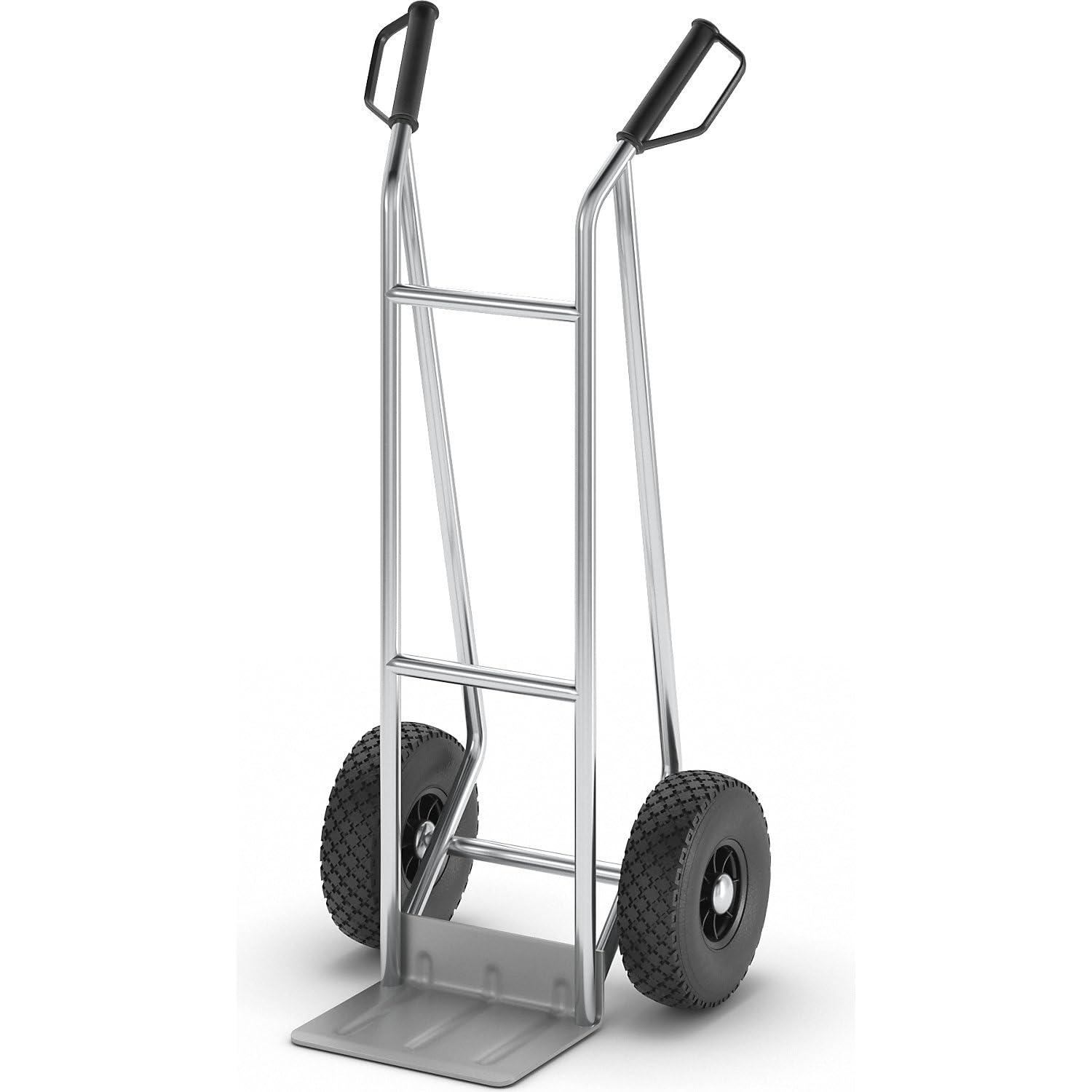 eurokraft pro | Sackkarre aus Aluminium | Modell M: extra leicht und kompakt, mit komfortabler Luftbereifung