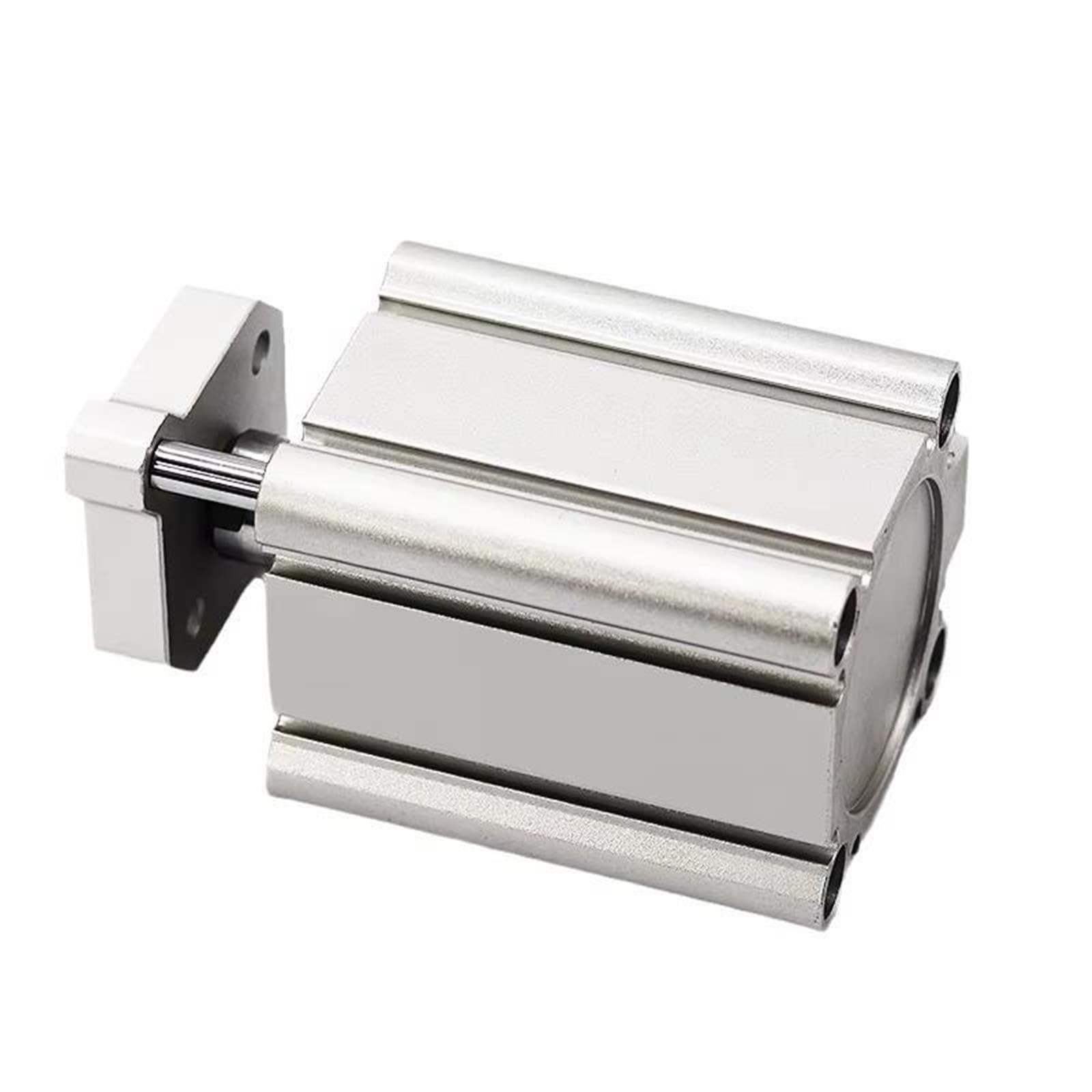 Cilindro neumático con varilla guía compacta CQMB, doble efecto, no magnético, fino(Stroke 30mm,CQMB20mm)
