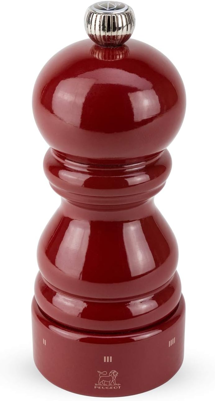 PEUGEOT Moulin à Sel Paris 12 Cm – Bois PEFC Naturel – Réglage Classique – Made In France