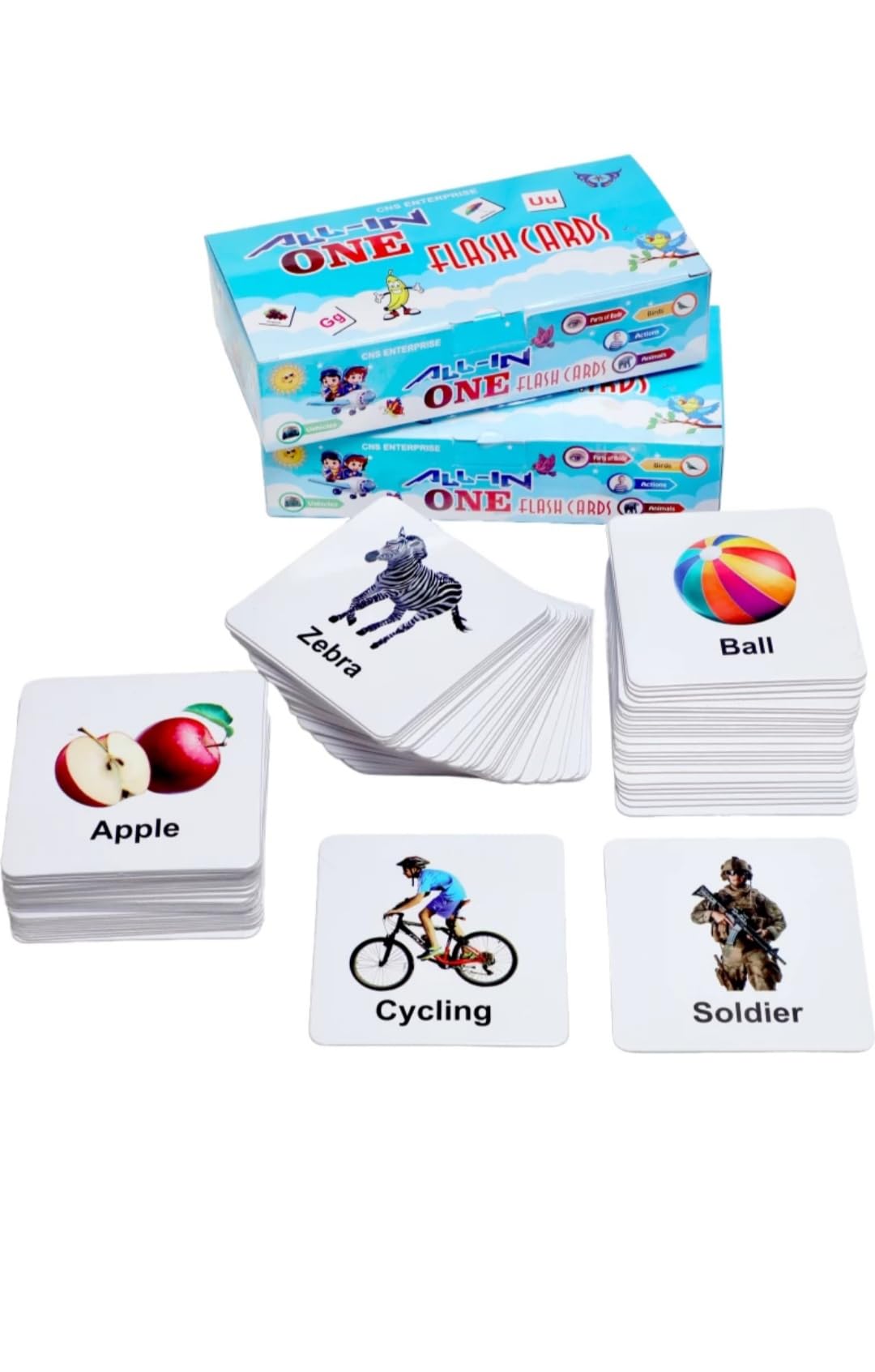 Prime Exodus Premium All in One (Jumbo) Flash Cards for Kids - 70+ Easy & Fun Way of Learning Flash Cards for 1 Year to 6 Years Babies (B0DC43G9WZ) Amazon Price History, Amazon Price Tracker