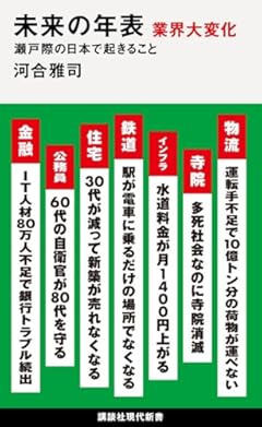 未来の年表 業界大変化 瀬戸際の日本で起きること (講談社現代新書)