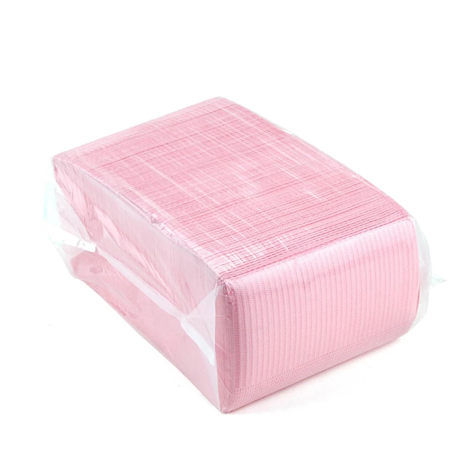 Disposable Nail Art Table Towels 13"x18" - 3 Ply Waterproof Dental Bibs for Patients - Dentist or Medical Tray Cover (125Pink)