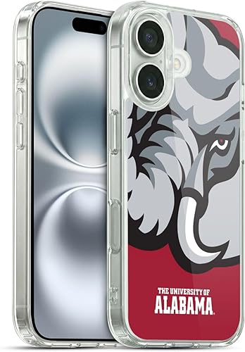 Miniatura 250 de Head Case Designs Funda de gel con logotipo oficial de la Universidad de Alabama UA [protección de grado militar] compatible con Apple iPhone 11