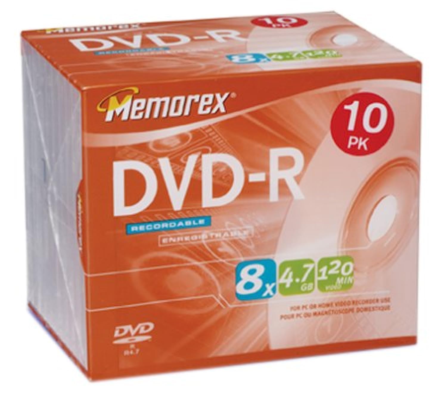 Memorex 4.7GB 8x DVD-R Media (10-Pack)-picture-13