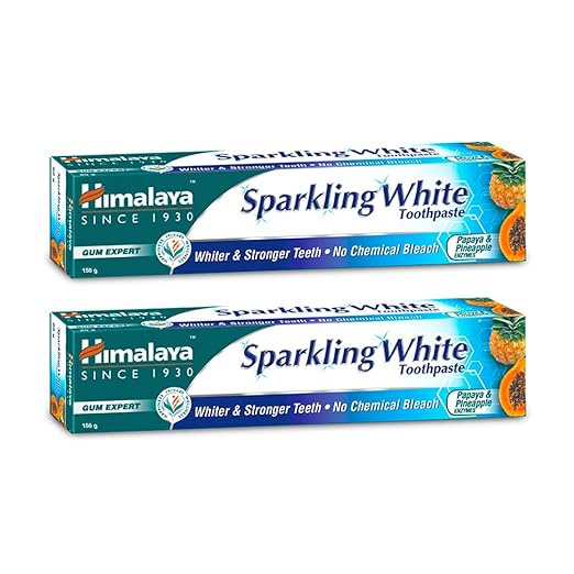 HIMALAYA SPARKLING WHITE TOOTHPASTE 150G(PO2)