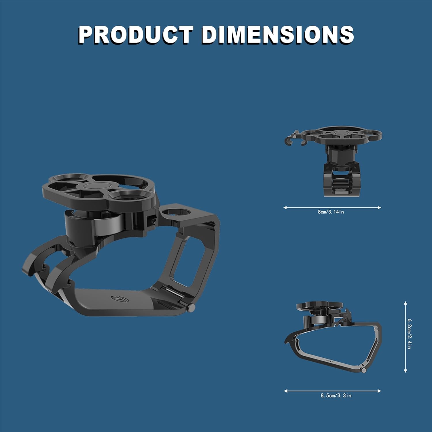 TXW Mini Steering Wheel for Xbox One/Xbox Series X|S Game Controller,Racing Games Controller Steering Wheel Attachment Accessory for Xbox Game Controller (White)