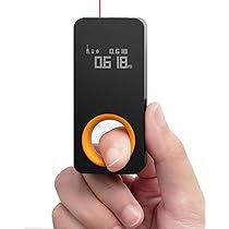 HOTO Metro Laser con Bluetooth, Misuratore laser da tasca con 30m, 2mm precisione, 2 Modalità di Misurazione, cambio unità M, Ft, Ricarica Type-C, OLED Display, Sincro dati in tempo reale