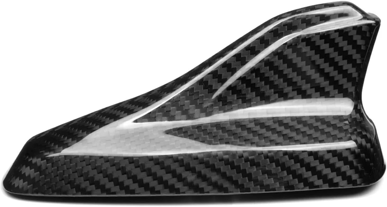 Carbon Fiber Roof Panel Shark Antennna Aerial Cover Compatible For Golf MK8 2021 2022 2023 Protection Car Exterior Modification No-Drill Adhesive Install(Glossy)